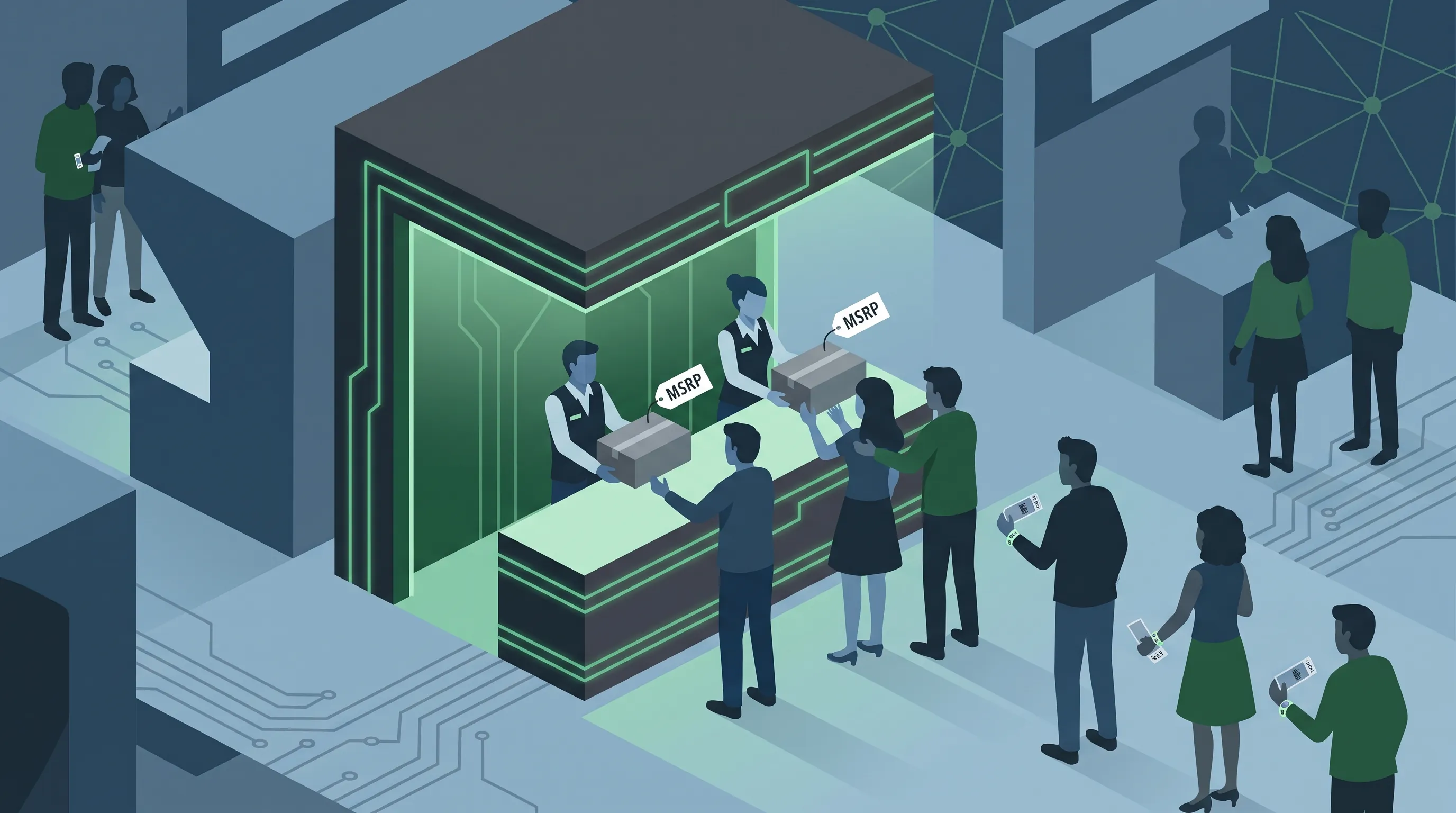 Verified Priority Access booths offered Founders Editions at list price to attendees